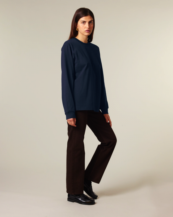 Stanley/Stella - Freestyler Unisex Heavy Long Sleeve T-Shirt - French Navy