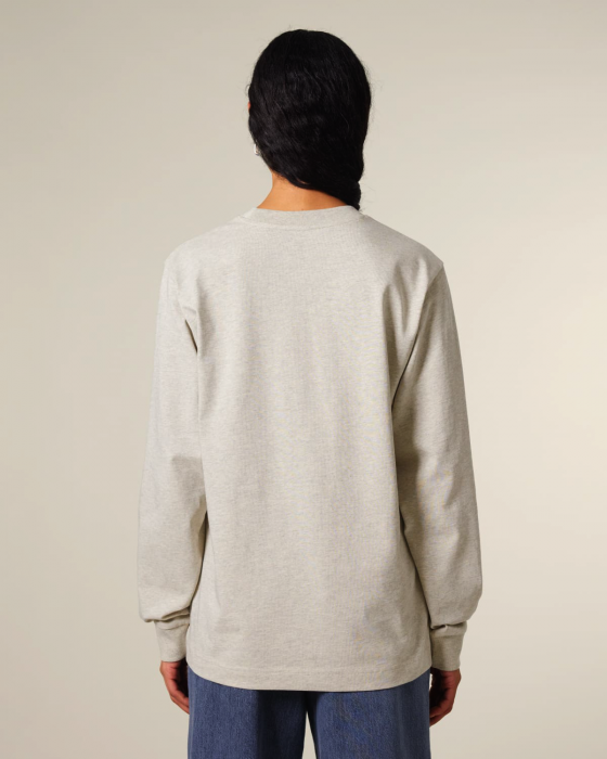 Stanley/Stella - Freestyler Unisex Heavy Long Sleeve T-Shirt - Heather Haze