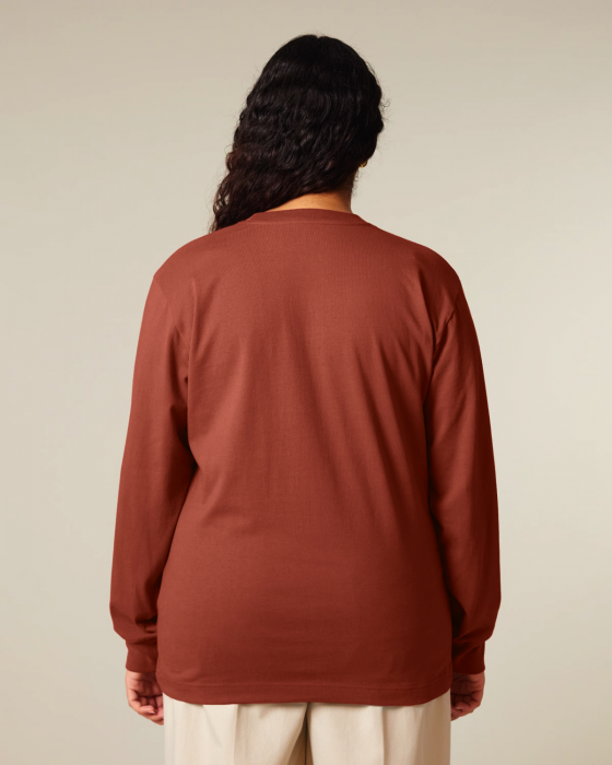 Stanley/Stella - Freestyler Unisex Heavy Long Sleeve T-Shirt - Heritage Brown