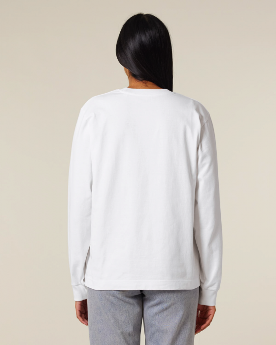 Stanley/Stella - Freestyler Unisex Heavy Long Sleeve T-Shirt - White