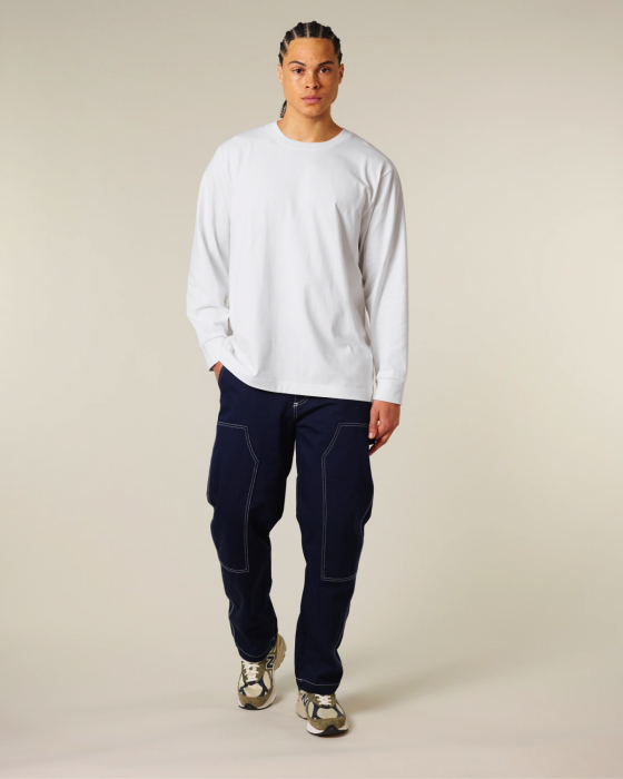 Stanley/Stella - Freestyler Unisex Heavy Long Sleeve T-Shirt - White