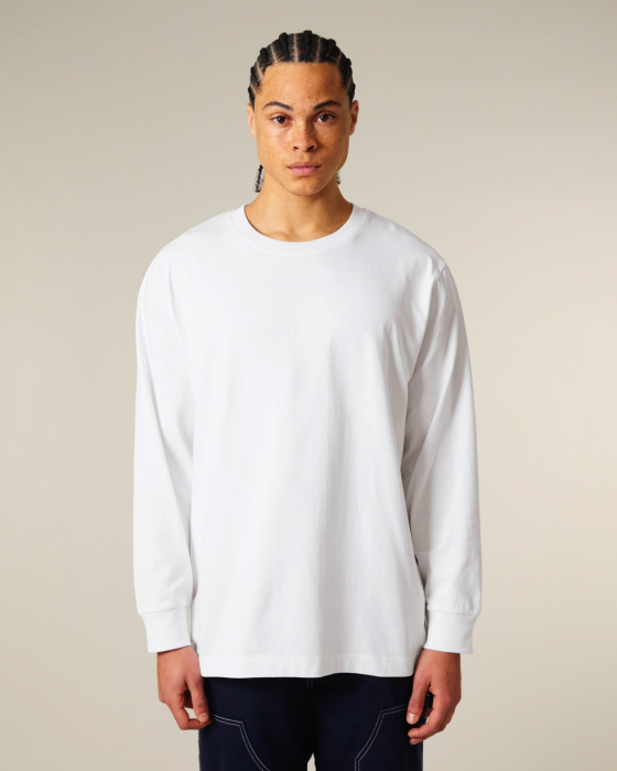 Stanley/Stella - Freestyler Unisex Heavy Long Sleeve T-Shirt - White