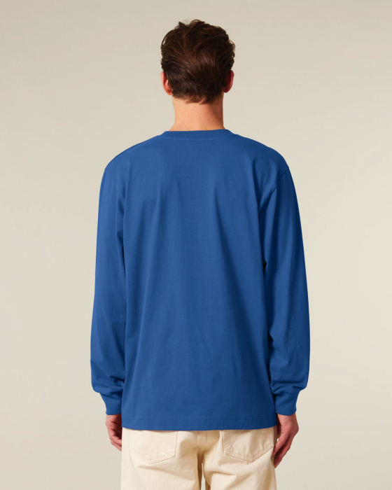 Stanley/Stella - Freestyler Unisex Heavy Long Sleeve T-Shirt - Mindful Blue