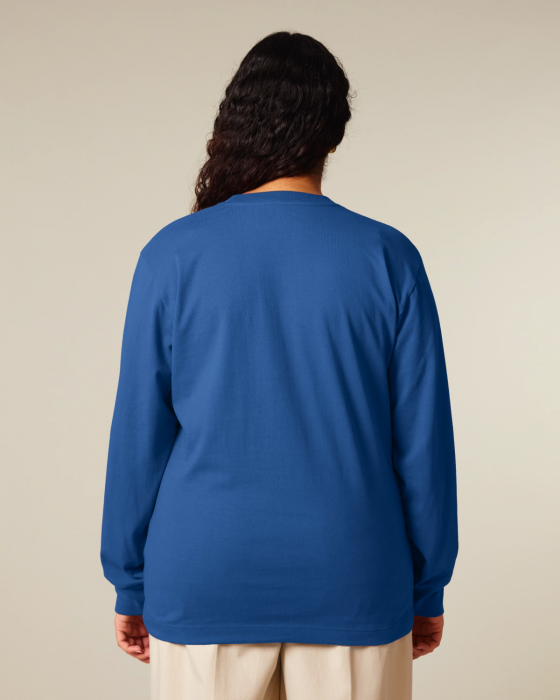 Stanley/Stella - Freestyler Unisex Heavy Long Sleeve T-Shirt - Mindful Blue
