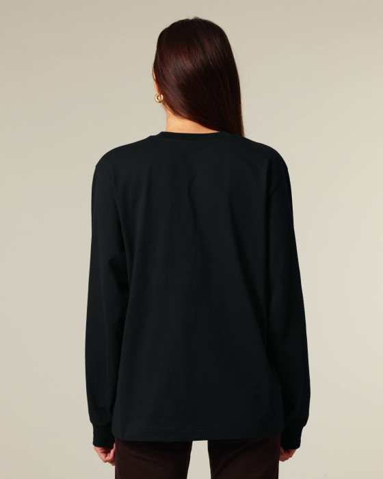 Stanley/Stella - Freestyler Unisex Heavy Long Sleeve T-Shirt - Black