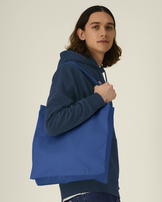 Stanley/Stella - Mid Tote Bag - Mindful Blue - Mindful Blue