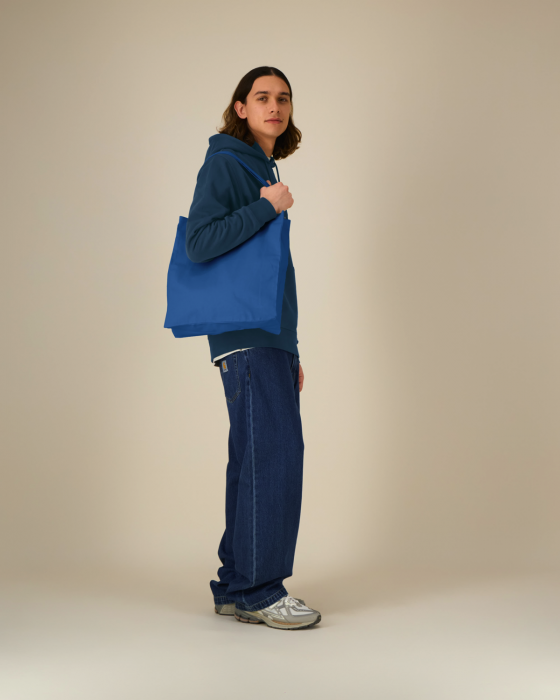 Stanley/Stella - Mid Tote Bag - Mindful Blue - Mindful Blue
