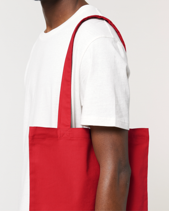 Stanley/Stella - Light Tote Bag - Red - Red