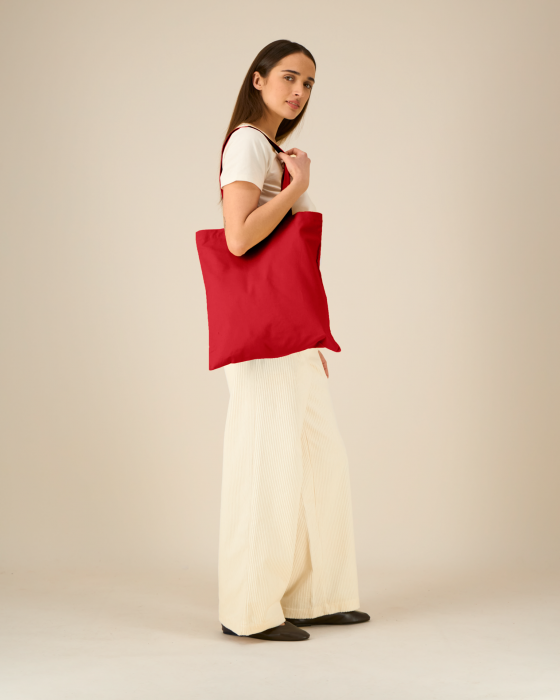 Stanley/Stella - Light Tote Bag - Red - Red