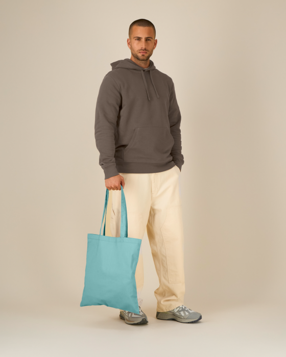 Stanley/Stella - Light Tote Bag - Teal Monstera - Teal Monstera