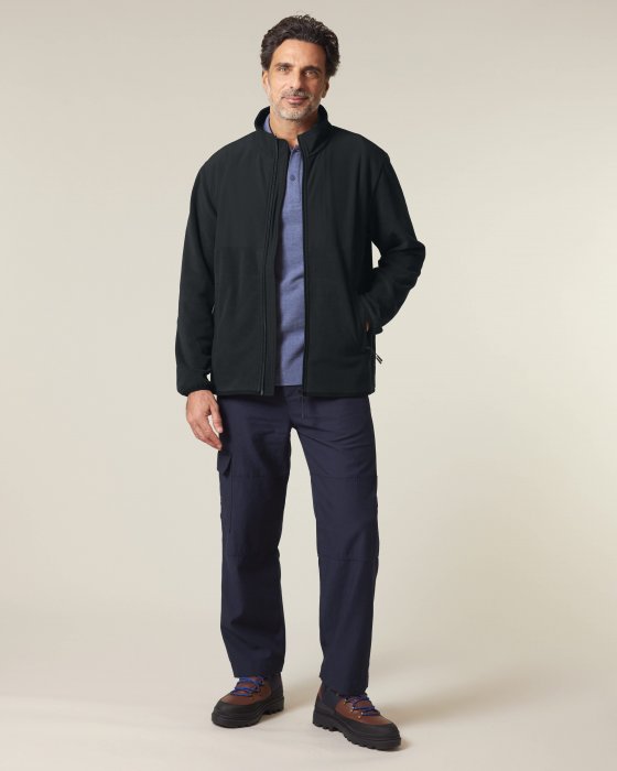 Stanley/Stella - Trekker Unisex Fleece Jacket - Black