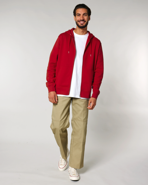Stanley/Stella - Cultivator 2.0 Unisex Hoodie With Zipper - Red