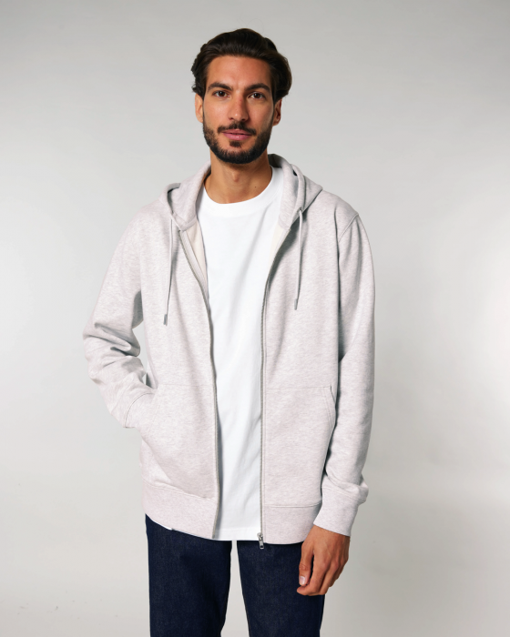 Stanley/Stella - Cultivator 2.0 Unisex Hoodie With Zipper - Cool Heather Grey
