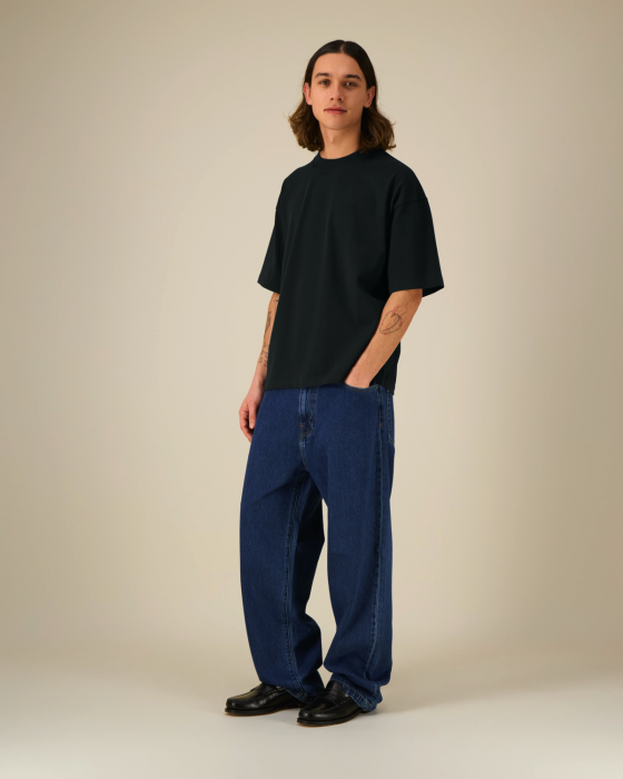 Stanley/Stella - Asher Heavy Boxy T-Shirt - Black
