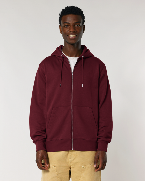 Stanley/Stella - Cultivator 2.0 Unisex Hoodie With Zipper - Burgundy