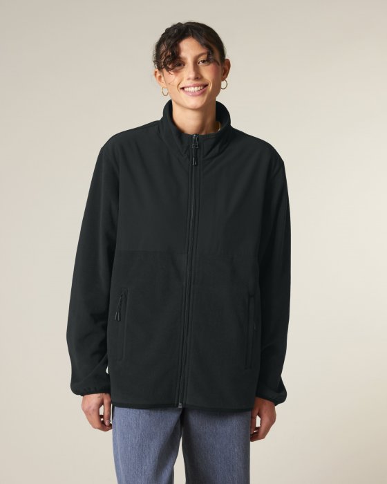 Stanley/Stella - Trekker Unisex Fleece Jacket - Black