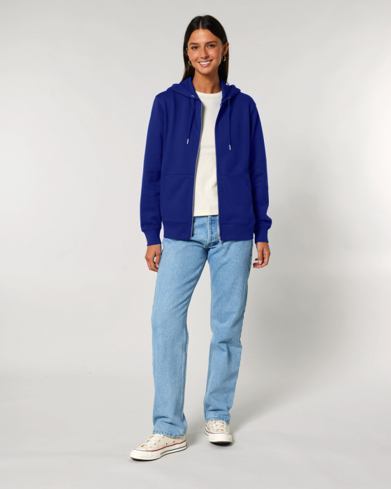 Stanley/Stella - Cultivator 2.0 Unisex Hoodie With Zipper - Worker Blue