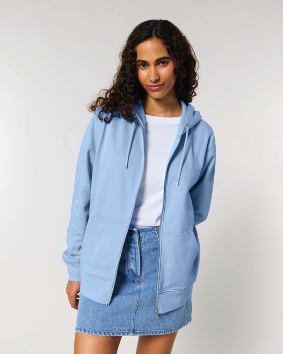 Stanley/Stella - Cultivator 2.0 Unisex Hoodie With Zipper - Blue Soul