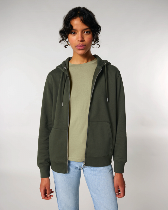Stanley/Stella - Cultivator 2.0 Unisex Hoodie With Zipper - Khaki