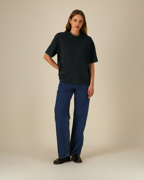 Stanley/Stella - Asher Heavy Boxy T-Shirt - Black