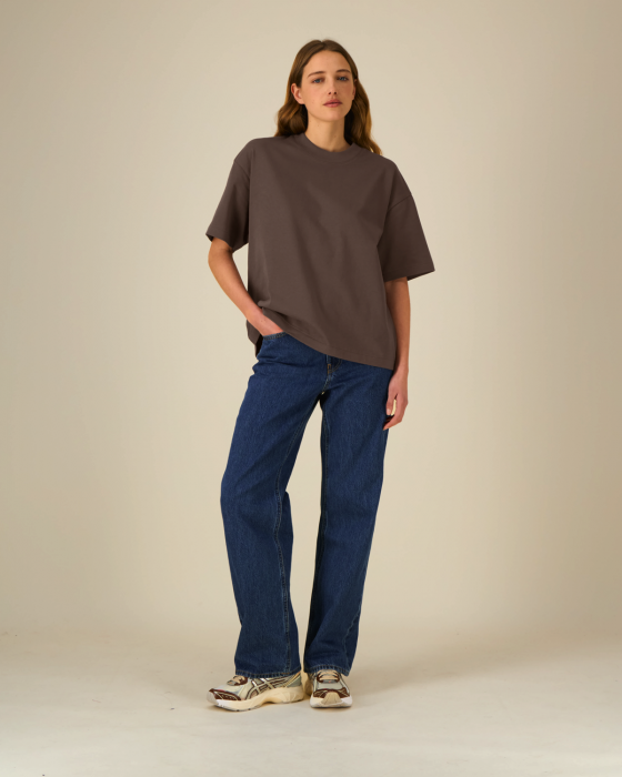 Stanley/Stella - Asher Heavy Boxy T-Shirt - Mocha