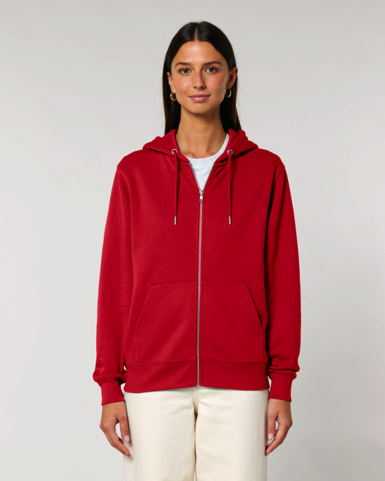 Stanley/Stella - Cultivator 2.0 Unisex Hoodie With Zipper - Red