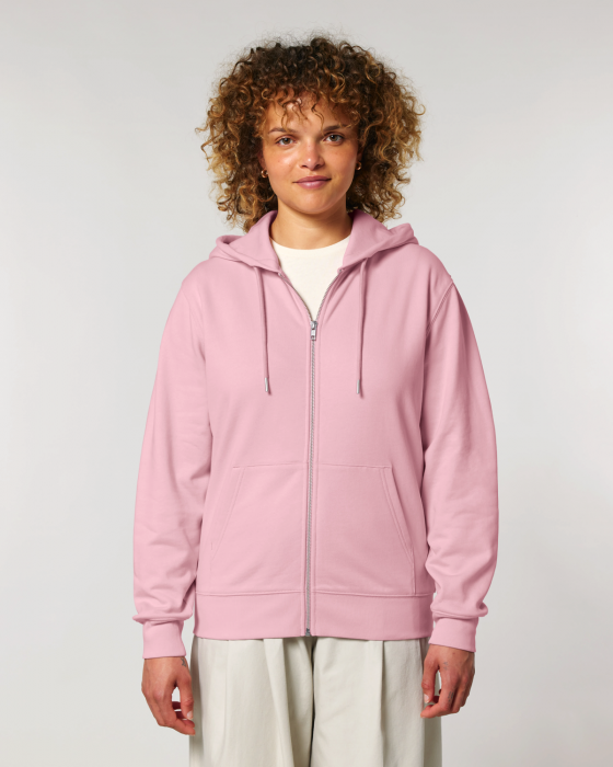 Stanley/Stella - Cultivator 2.0 Unisex Hoodie With Zipper - Cotton Pink