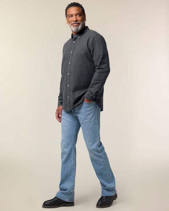 Stanley/Stella - Stanley Oxford Shirt - Anthracite