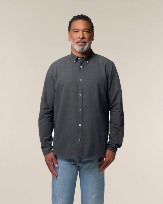 Stanley/Stella - Stanley Oxford Shirt - Anthracite