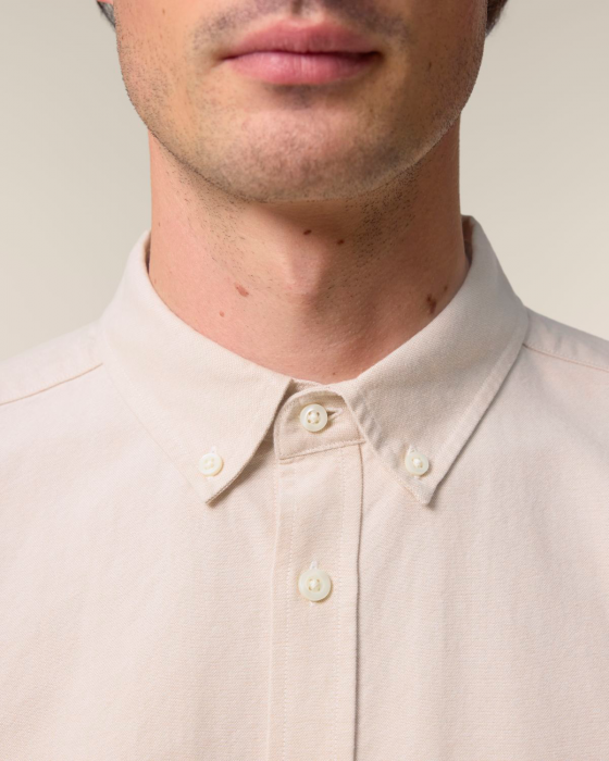 Stanley/Stella - Stanley Oxford Shirt - Beige Oxford