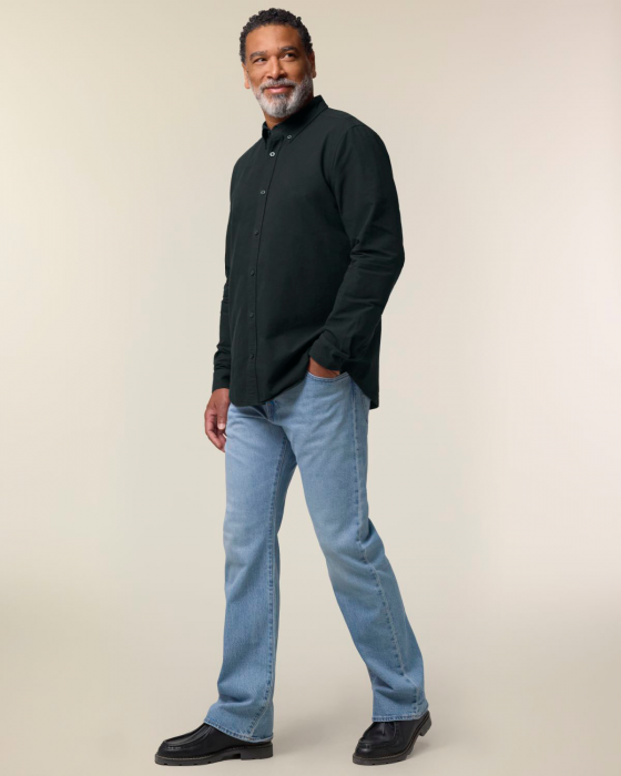 Stanley/Stella - Stanley Oxford Shirt - Black