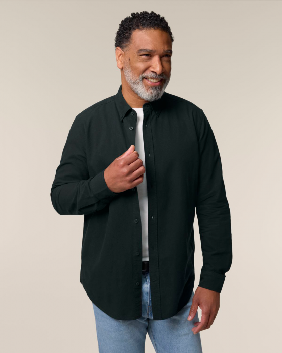 Stanley/Stella - Stanley Oxford Shirt - Black