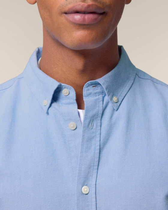Stanley/Stella - Stanley Oxford Shirt - Blue Oxford