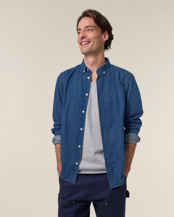 Stanley/Stella - Stanley Denim Shirt - Mid Wash
