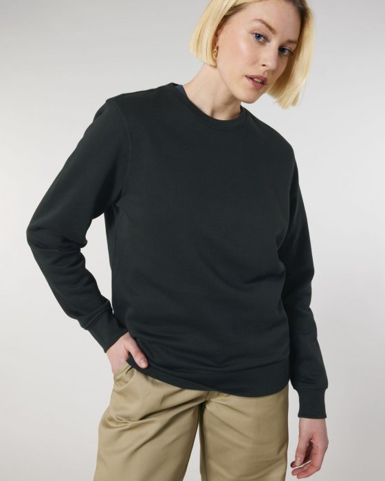 Stanley/Stella - Eco Cotton Roller Sweatshirt - Black