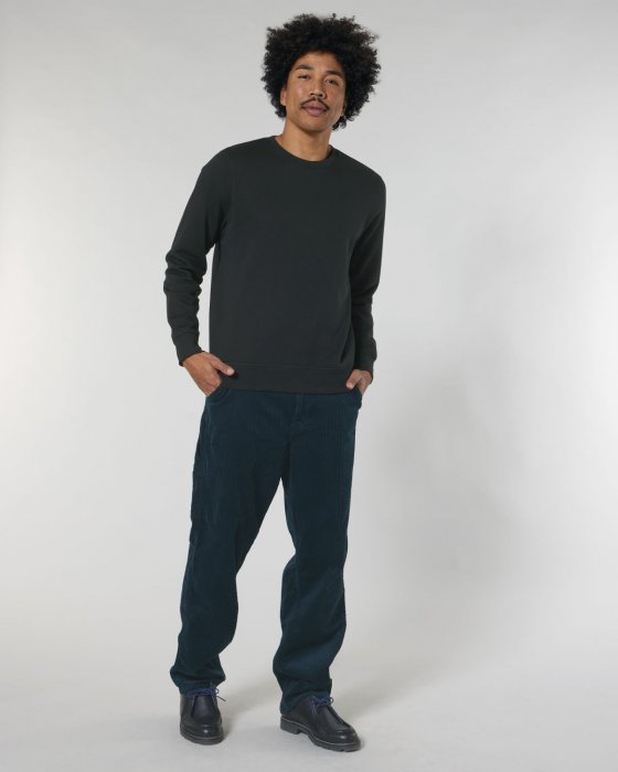 Stanley/Stella - Eco Cotton Roller Sweatshirt - Black