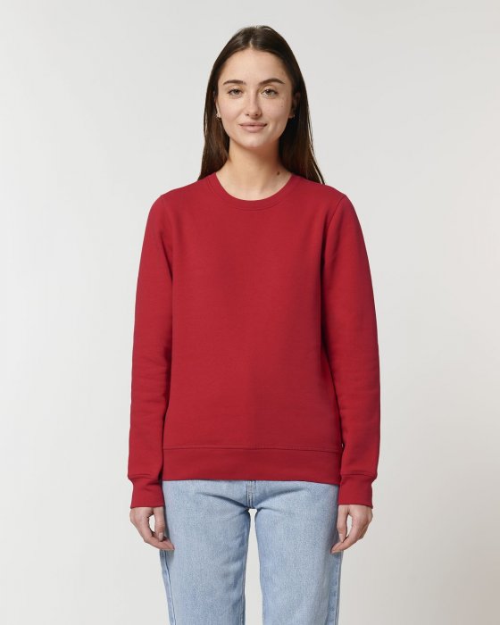 Stanley/Stella - Eco Cotton Roller Sweatshirt - Red