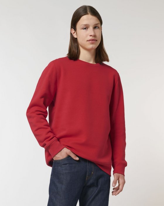 Stanley/Stella - Eco Cotton Roller Sweatshirt - Red