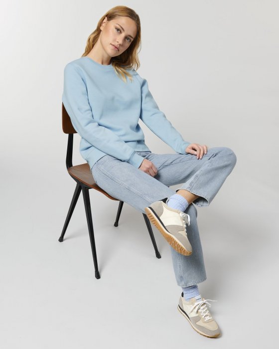 Stanley/Stella - Eco Cotton Roller Sweatshirt - Sky Blue