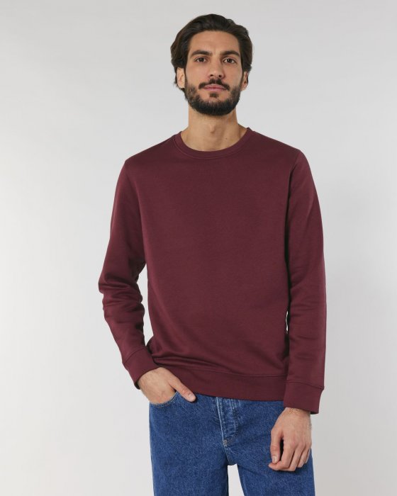 Stanley/Stella - Eco Cotton Roller Sweatshirt - Burgundy