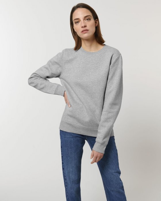 Stanley/Stella - &Oslash;kologisk Bomulds Roller Sweatshirt - Heather Grey