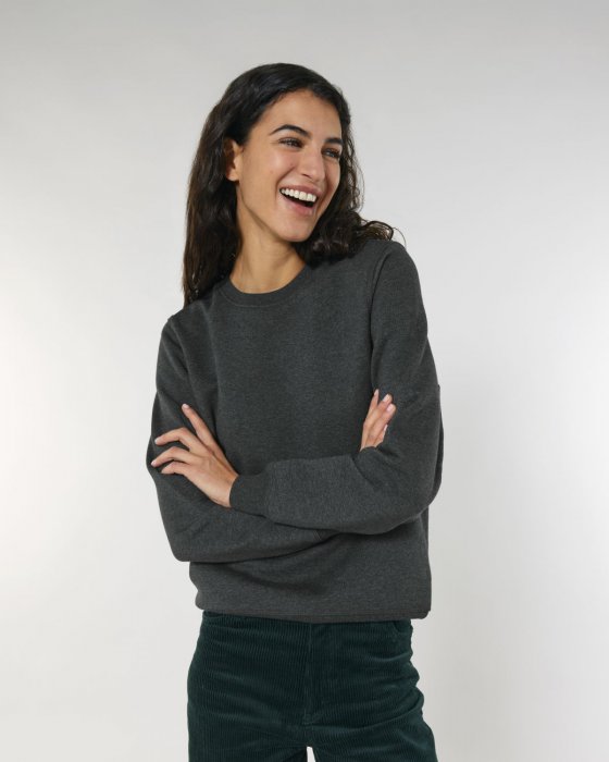 Stanley/Stella - &Oslash;kologisk Bomulds Roller Sweatshirt - Dark Heather Grey