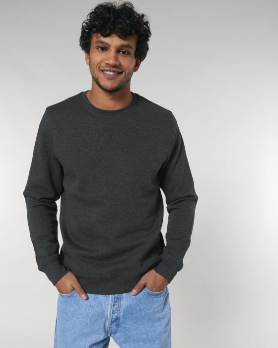 Stanley/Stella - &Oslash;kologisk Bomulds Roller Sweatshirt - Dark Heather Grey