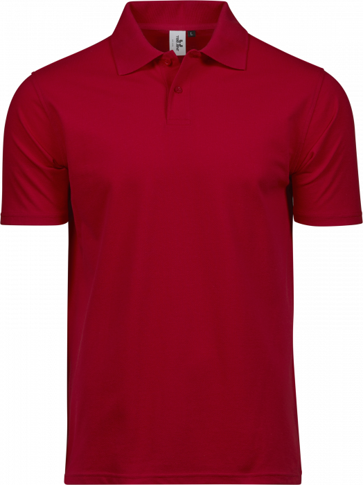 Tee Jays Stilren Økologisk Power Polo Til › Rød (1200) › 6 Farver Tøj – Fair Tee - Økologisk tøj og sportstøj