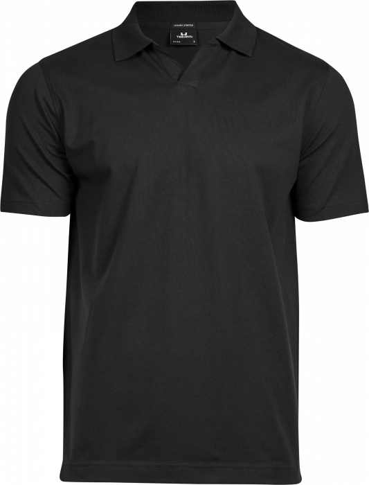 Tee Jays - Men's Polo In A Comfortable Stretch - czarny