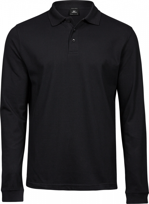 Tee Jays - Luxury Men's Long Sleeve Polo - noir