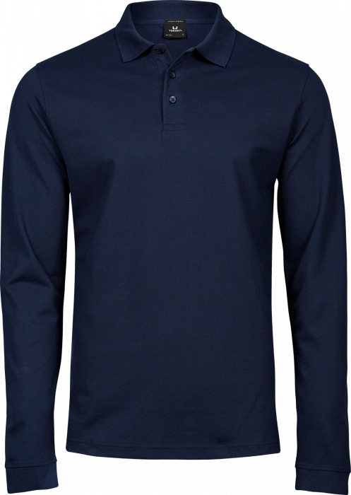 Tee Jays - Luksus Langærmet Polo Herrer - Navy