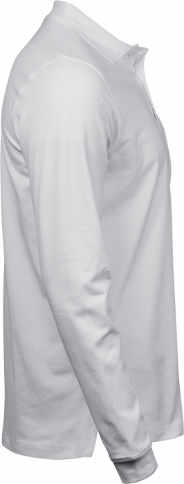 Tee Jays - Luxury Men's Long Sleeve Polo - Biały