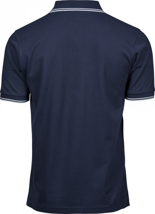 Tee Jays - Men's Organic Stretch Polo - Marino & white