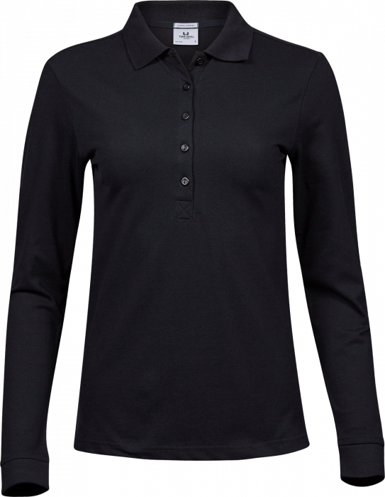 Tee Jays - Women's Luxury Long Sleeve Polo - preto